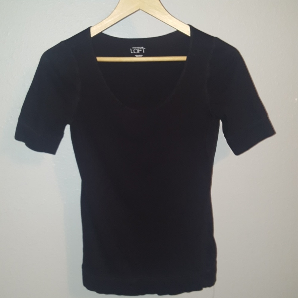 Ann Taylor LOFT black shirt